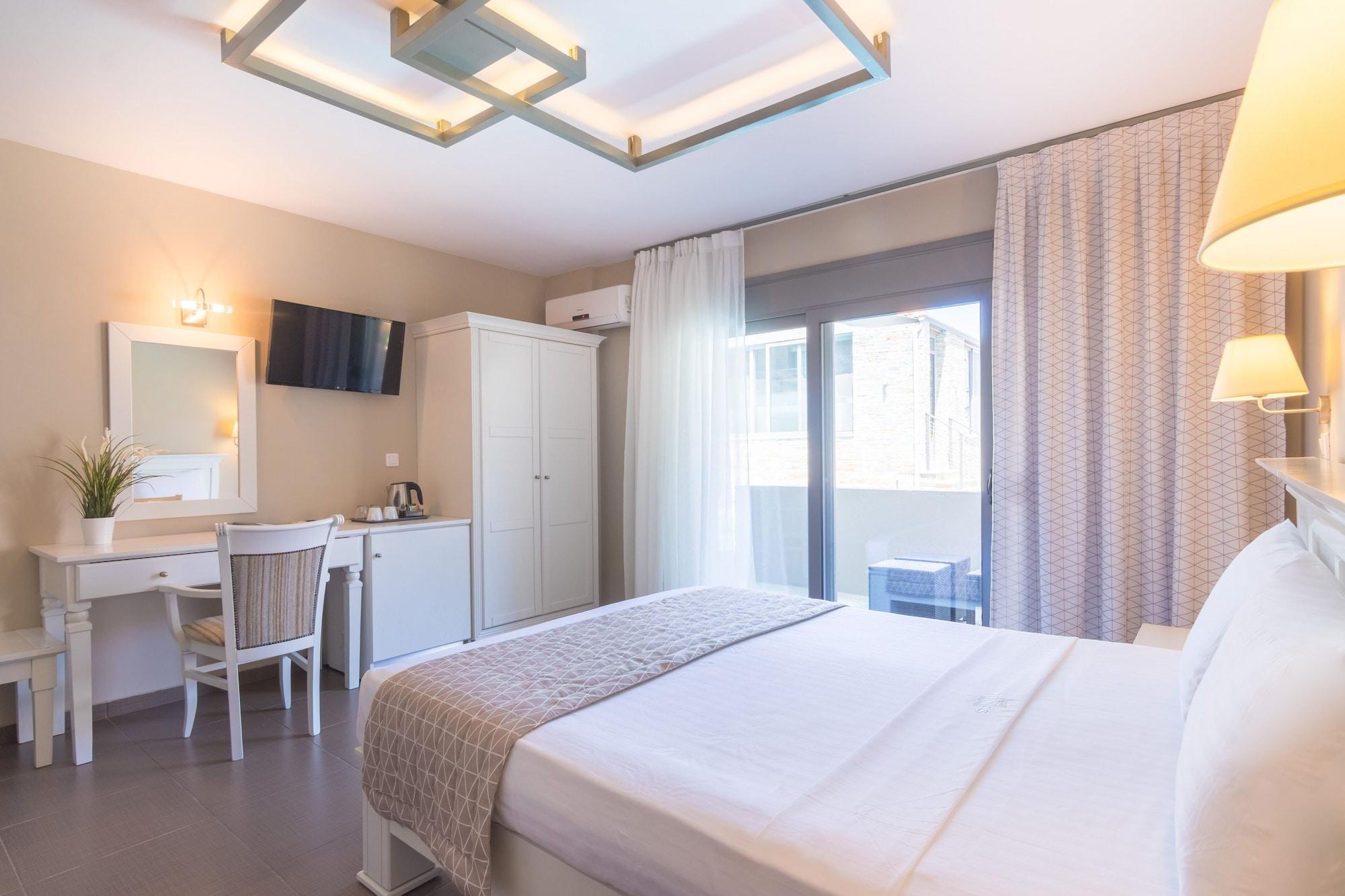 Ntinas Villa With Sea View สกาลา โปเตมิอัส ภายนอก รูปภาพ