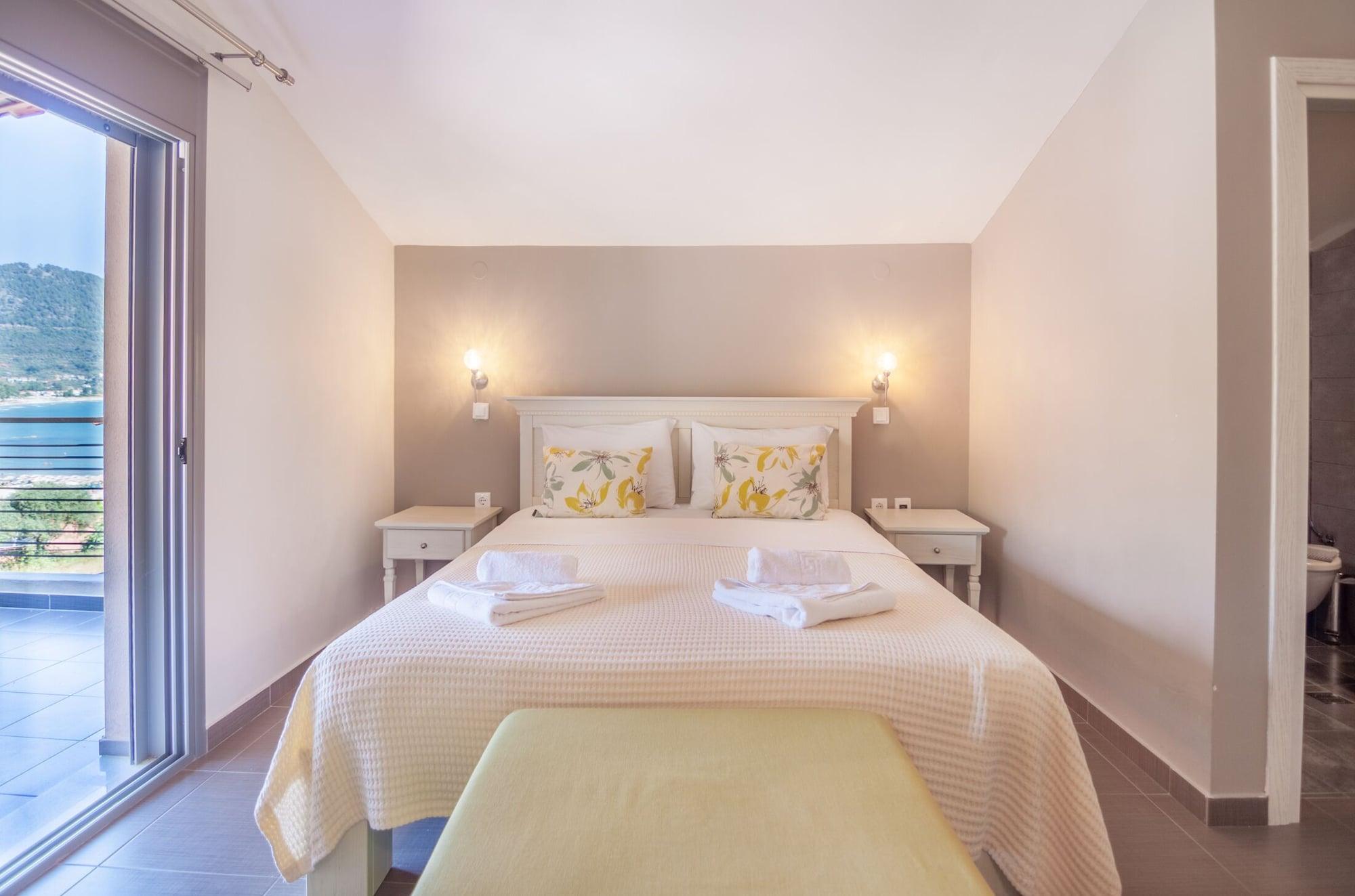 Ntinas Villa With Sea View สกาลา โปเตมิอัส ภายนอก รูปภาพ