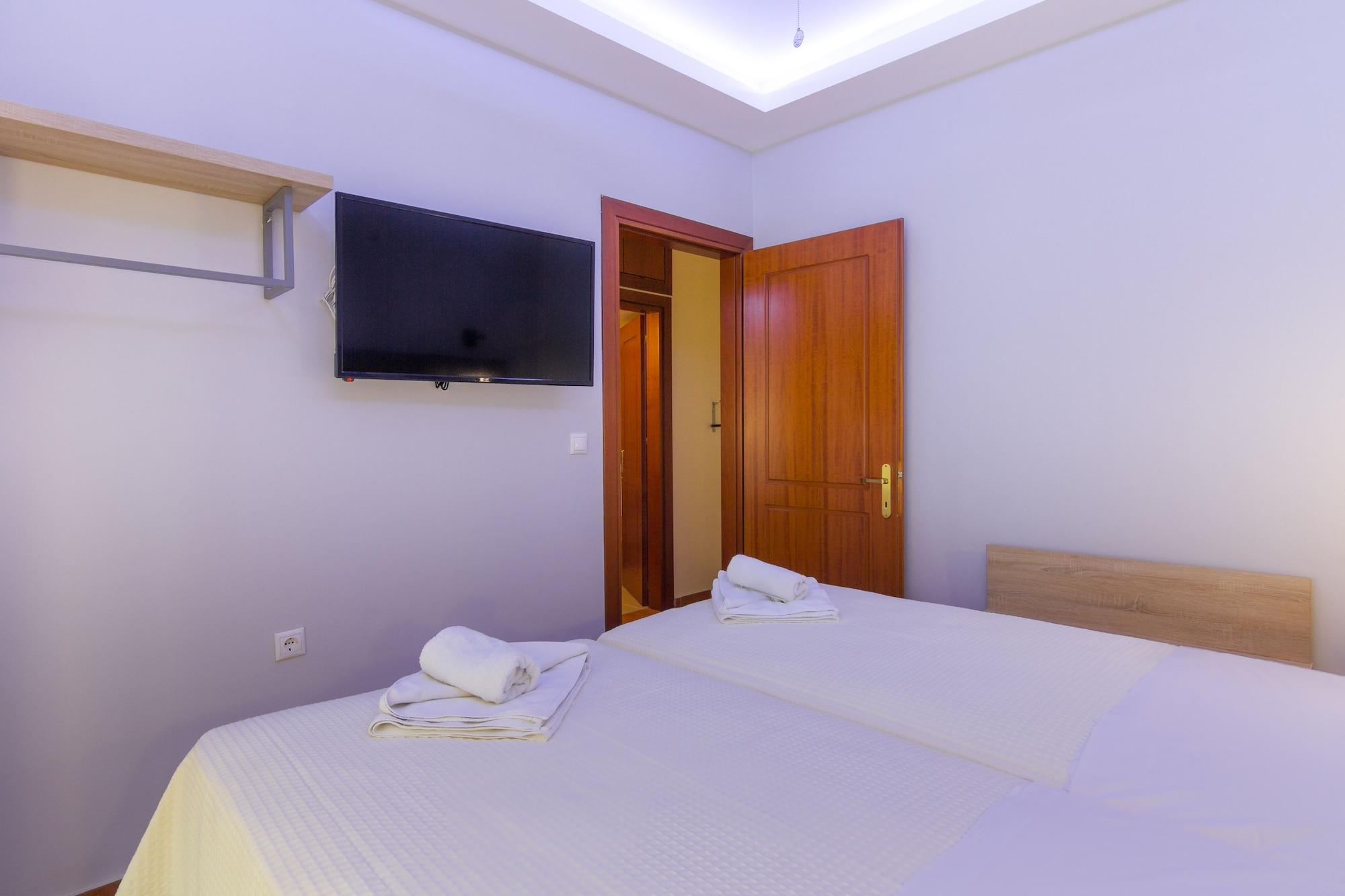 Ntinas Villa With Sea View สกาลา โปเตมิอัส ภายนอก รูปภาพ