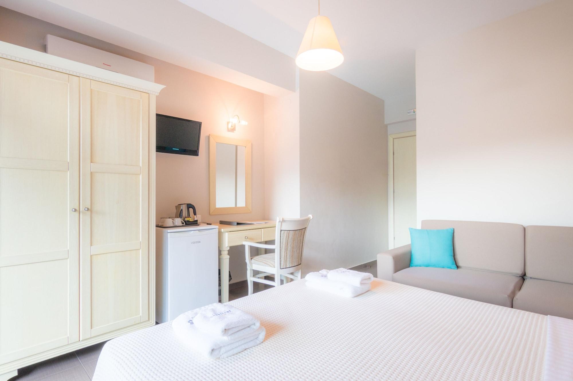 Ntinas Villa With Sea View สกาลา โปเตมิอัส ภายนอก รูปภาพ