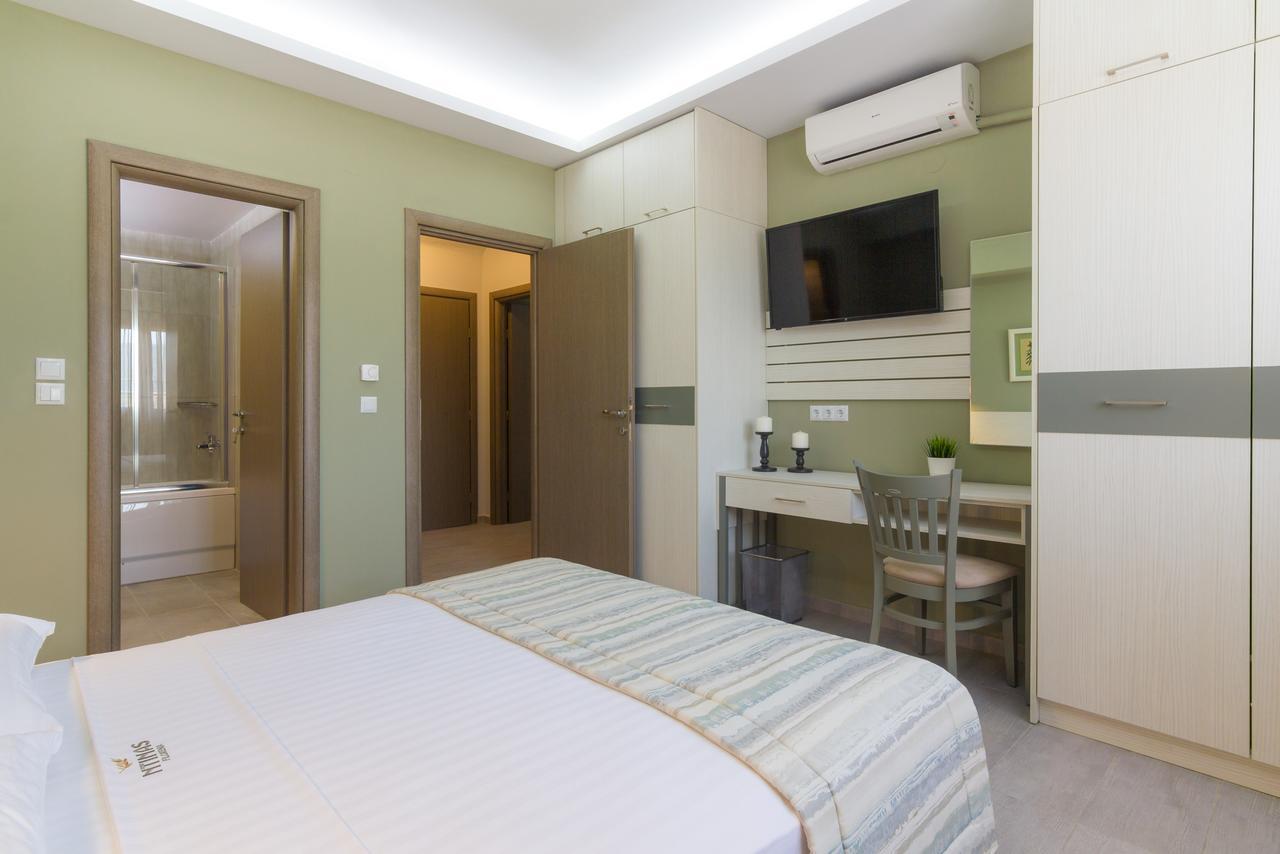 Ntinas Villa With Sea View สกาลา โปเตมิอัส ภายนอก รูปภาพ